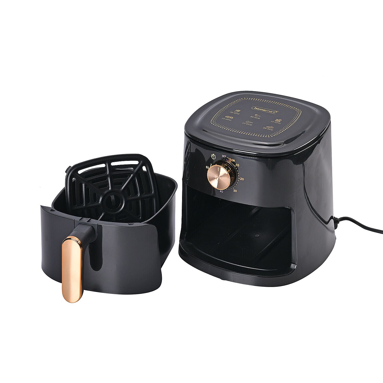 Homesmart Air Fryer 700 W 4 Litre with 360 Degree Technology - Black