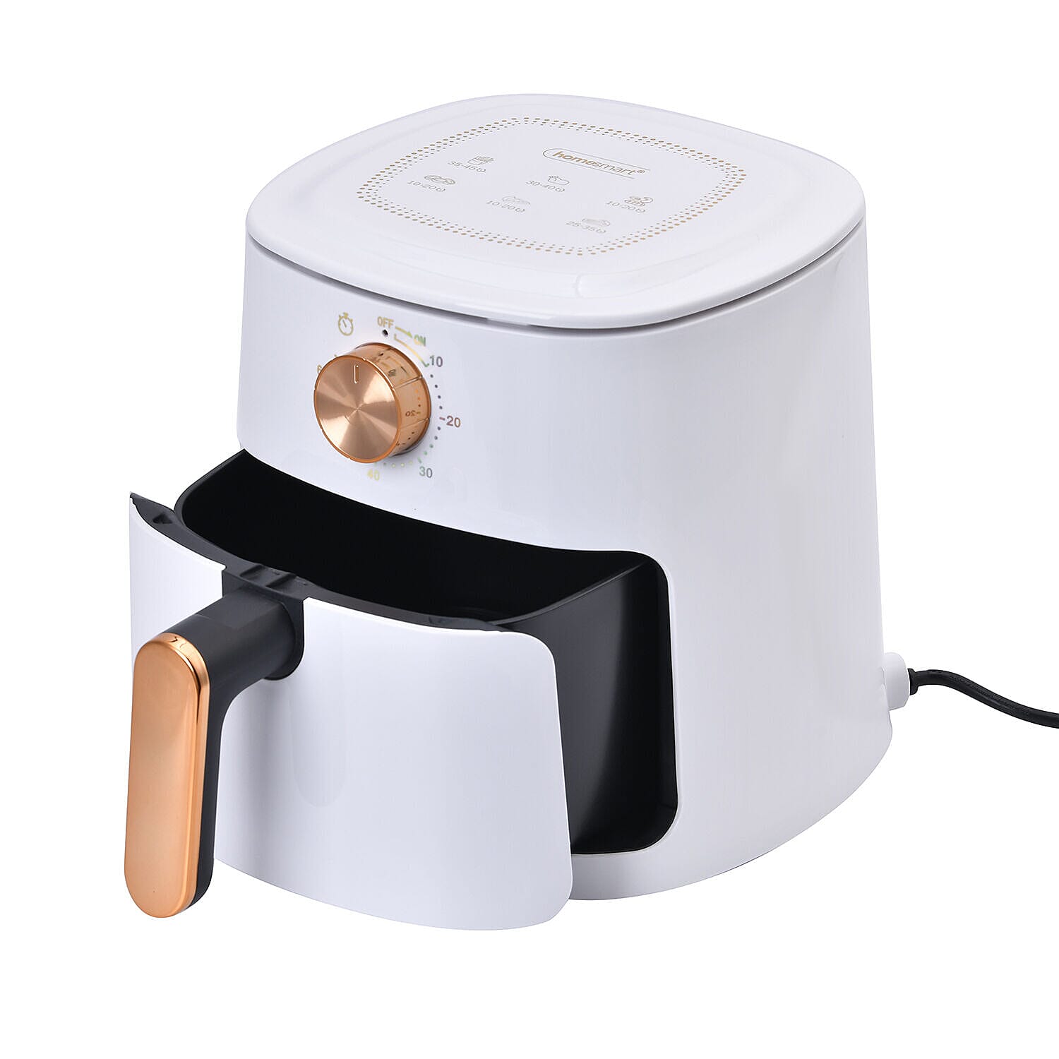 Homesmart Air Fryer 700W 4 Litre with 360 Degree Technology - White