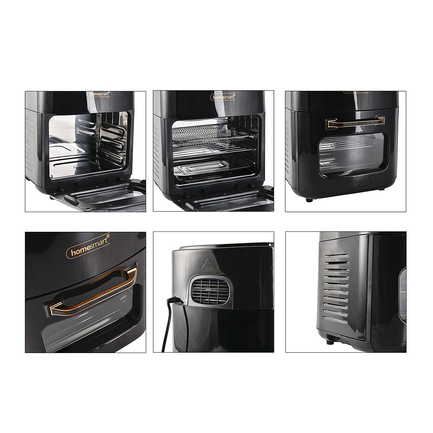 Homesmart 15 Litre Air Fryer (1400W) - Black