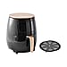 Homesmart Air Fryer 4.5L (1400W) - Air Fry, Roast, Bake, Reheat - Uses little to no oil, - Black (34x30cm)
