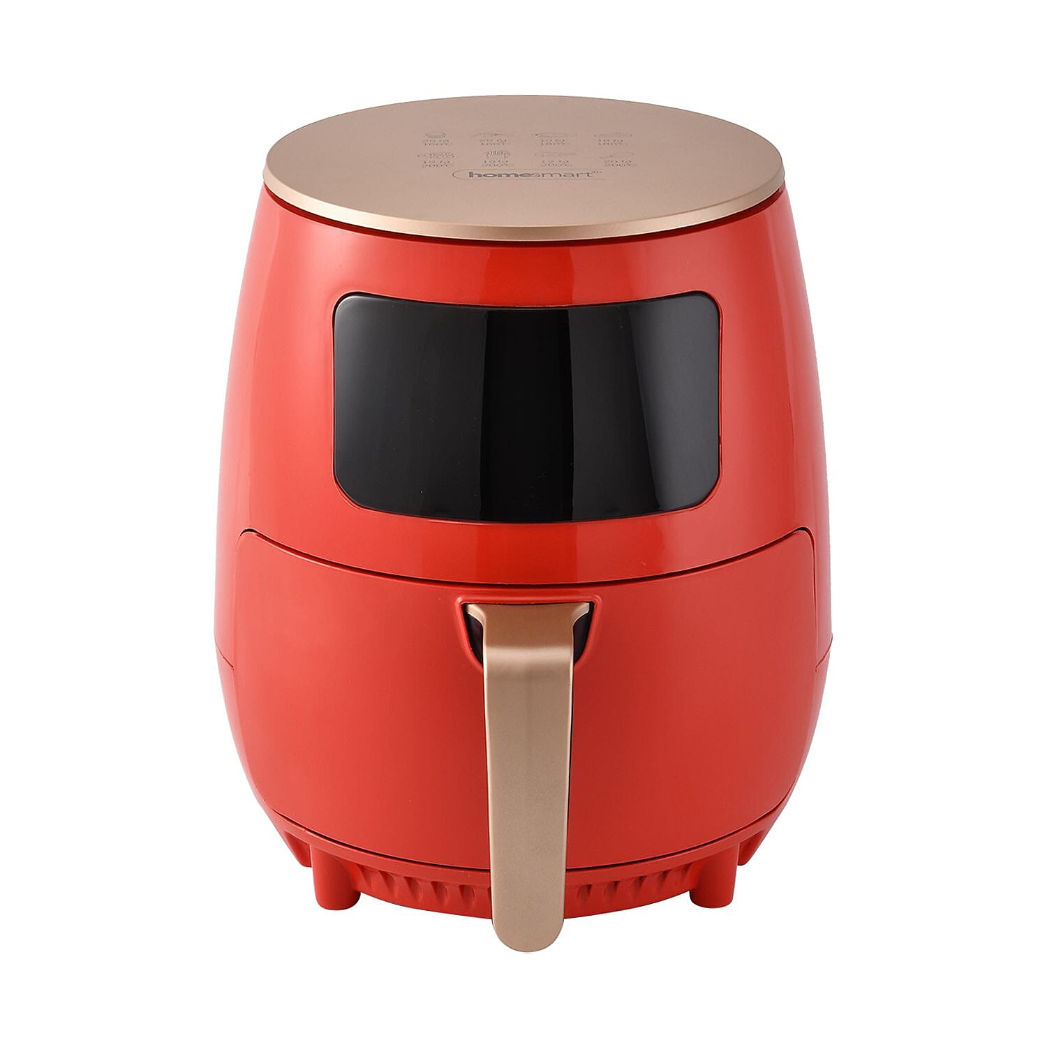 Homesmart Air Fryer 4.5L (1400W) - Air Fry, Roast, Bake, Reheat - Uses little to no oil, - Red(34x30cm)