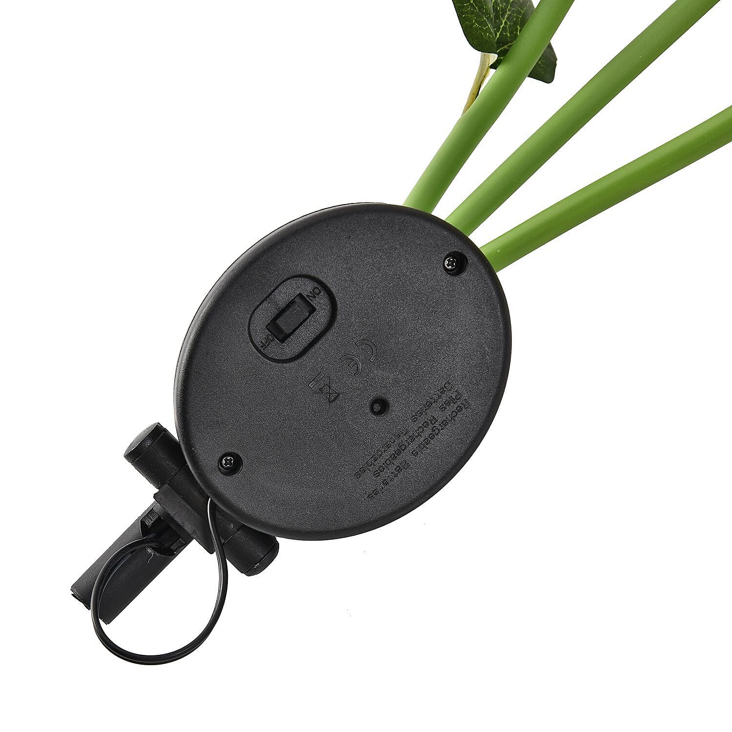 3 Heads Solar Sunflower LED Light for Outdoor (Size 80cm) - Yellow