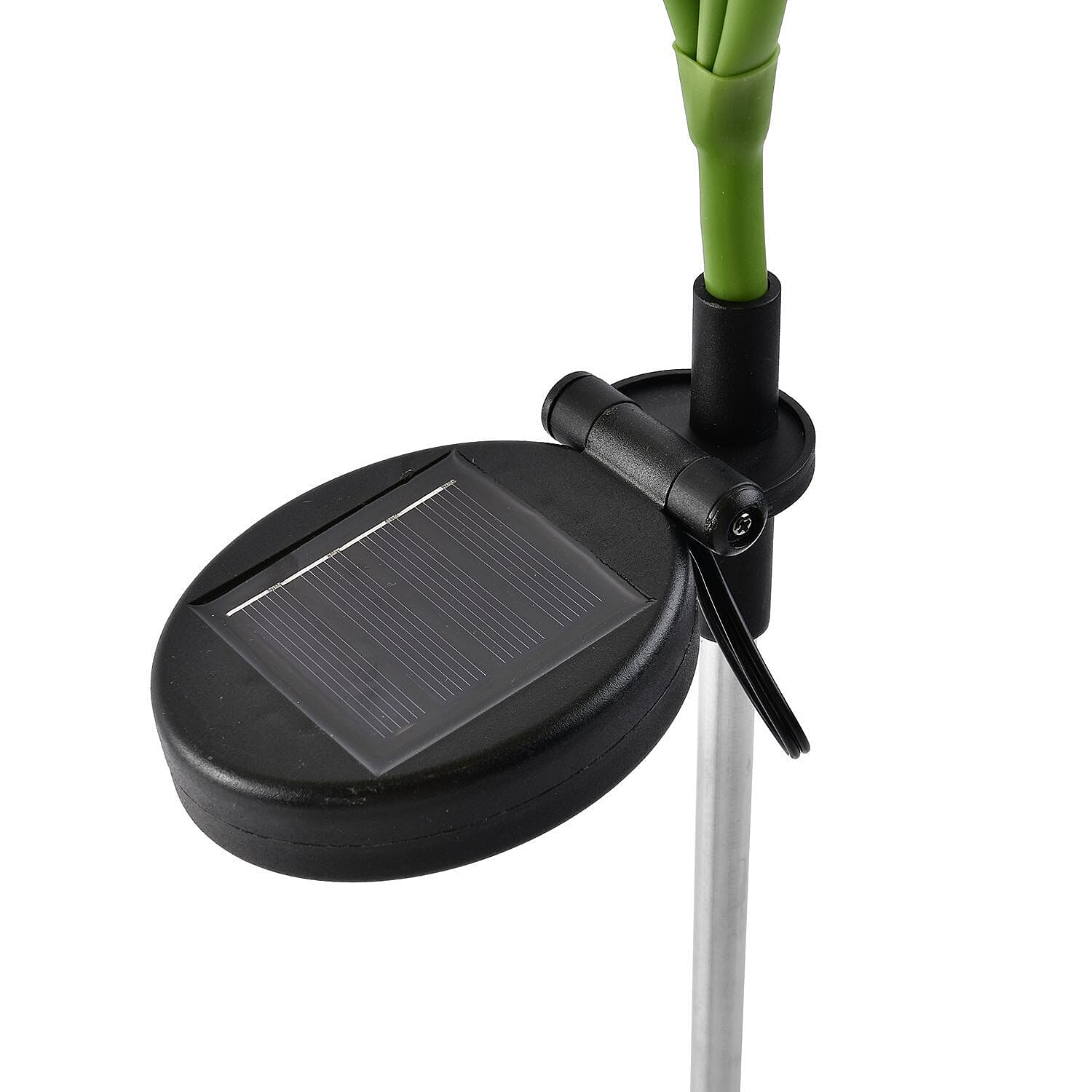 3 Heads Solar Sunflower LED Light for Outdoor (Size 80cm) - Yellow