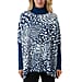 Doorbuster- Nova of London Zebra Roll Neck Poncho Jumper (One Size, 8-20) - Rust