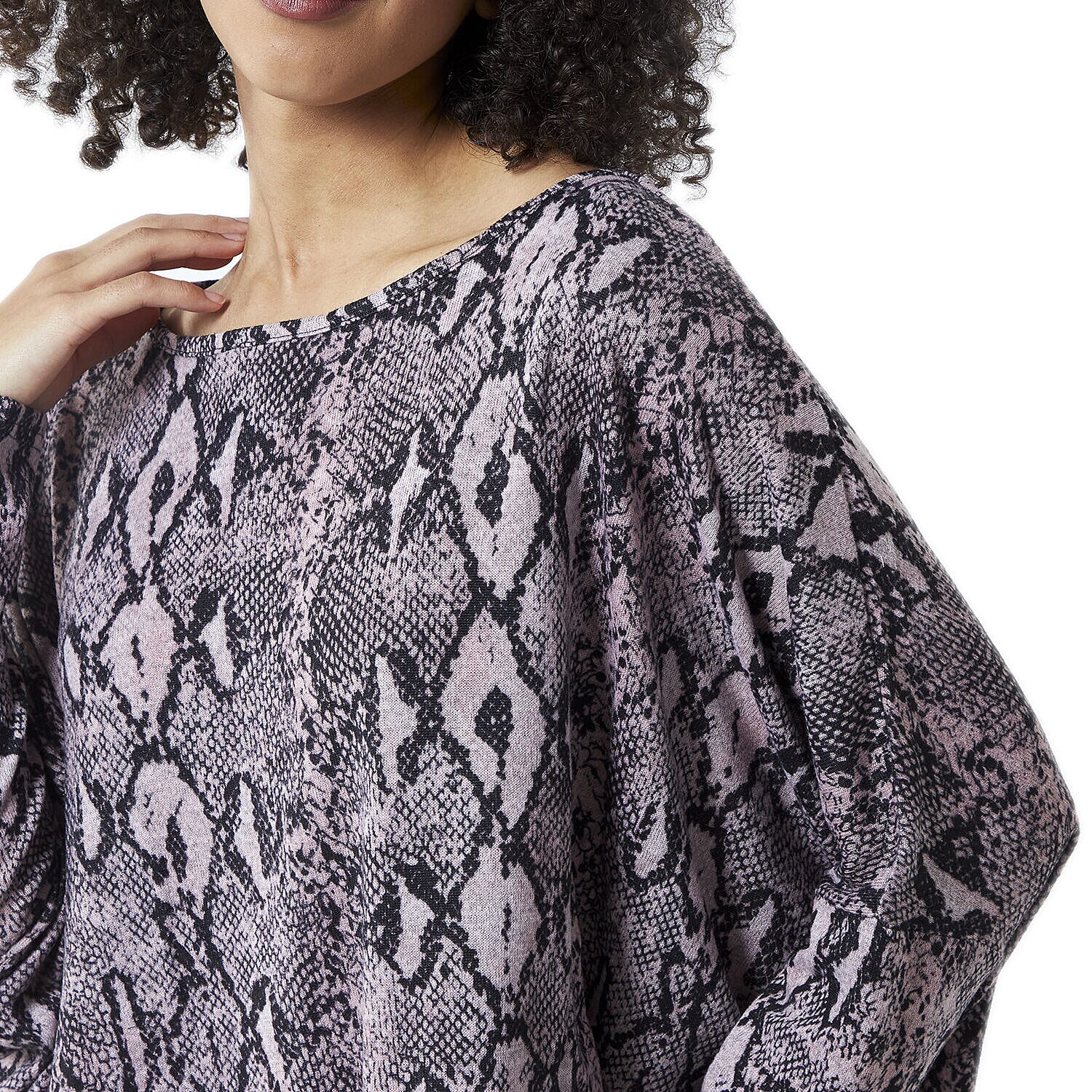 Nova of London - Curve Collection Slash Neck Asymmetric Top (Size S-M,8-16) - Pink