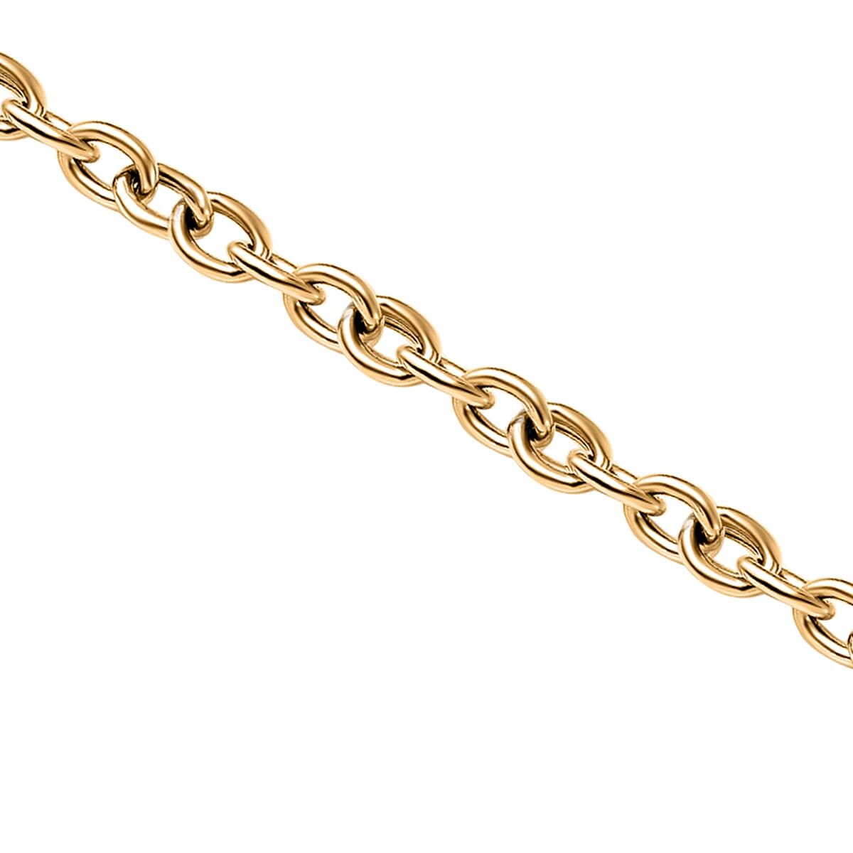 Hatton Garden Close Out Italian Made- 9K Yellow Gold Belcher Necklace (Size - 18) with T-Bar Clasp, Gold Wt. 5.70 Gms