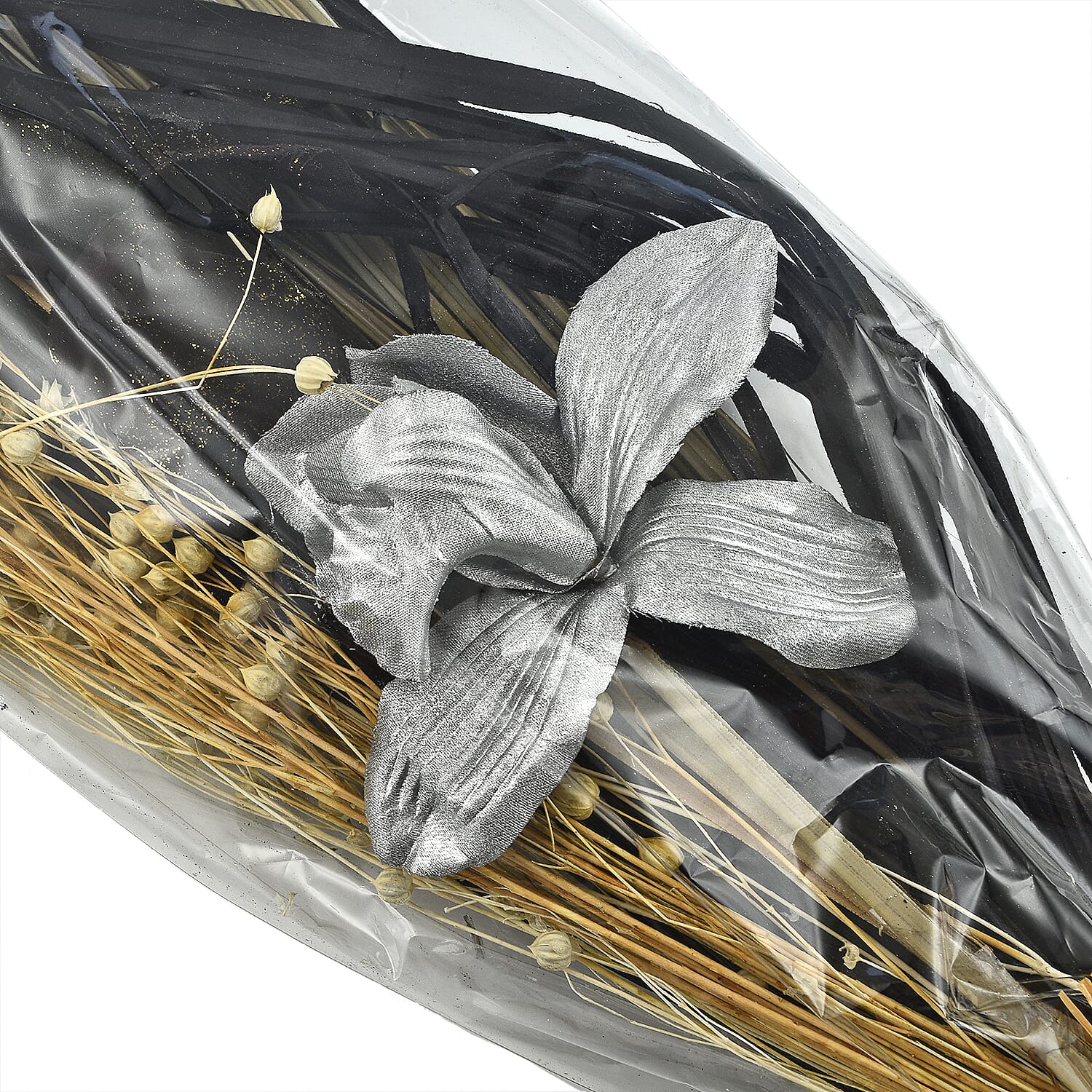 Doorbuster - Tristarr Artificial Flower (Size 70x20x5cm) - Silver