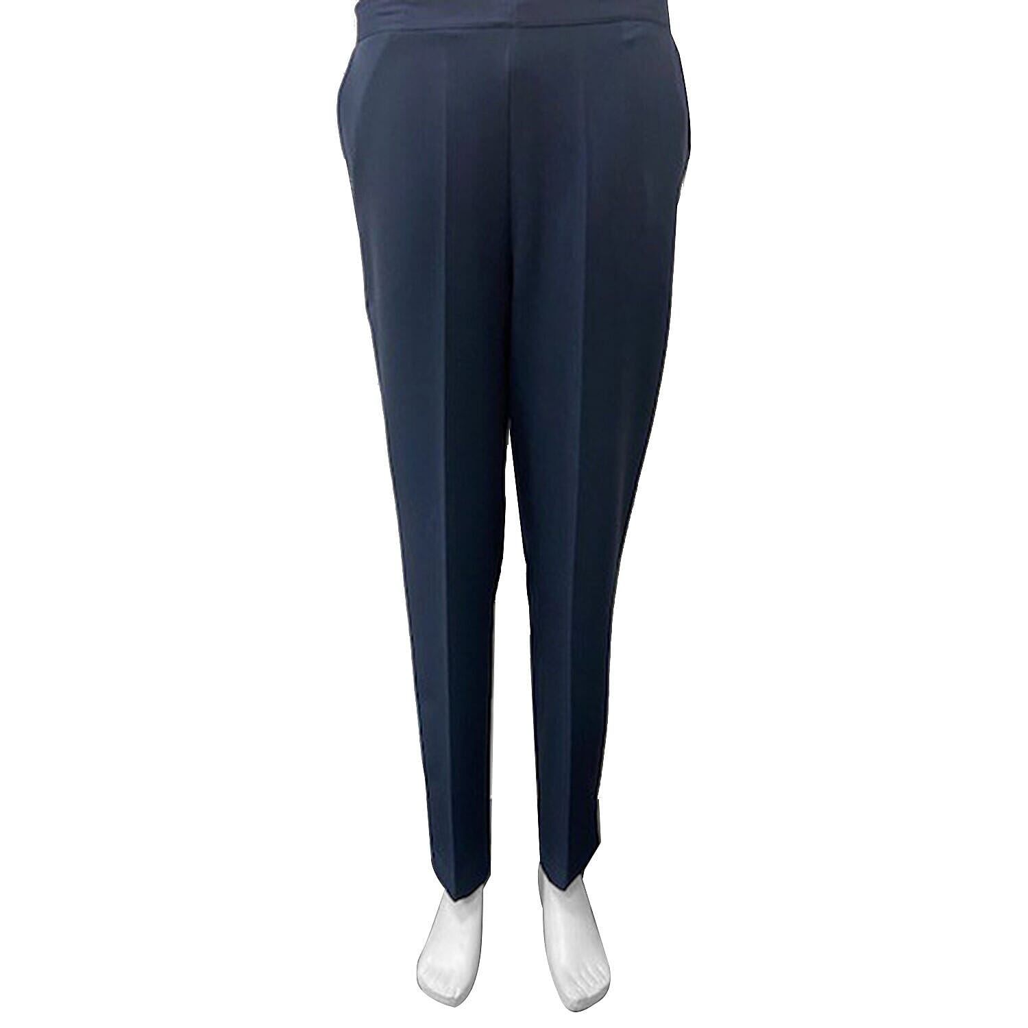 EMMA Two Way Stretchable Trouser (Size 16) - Navy