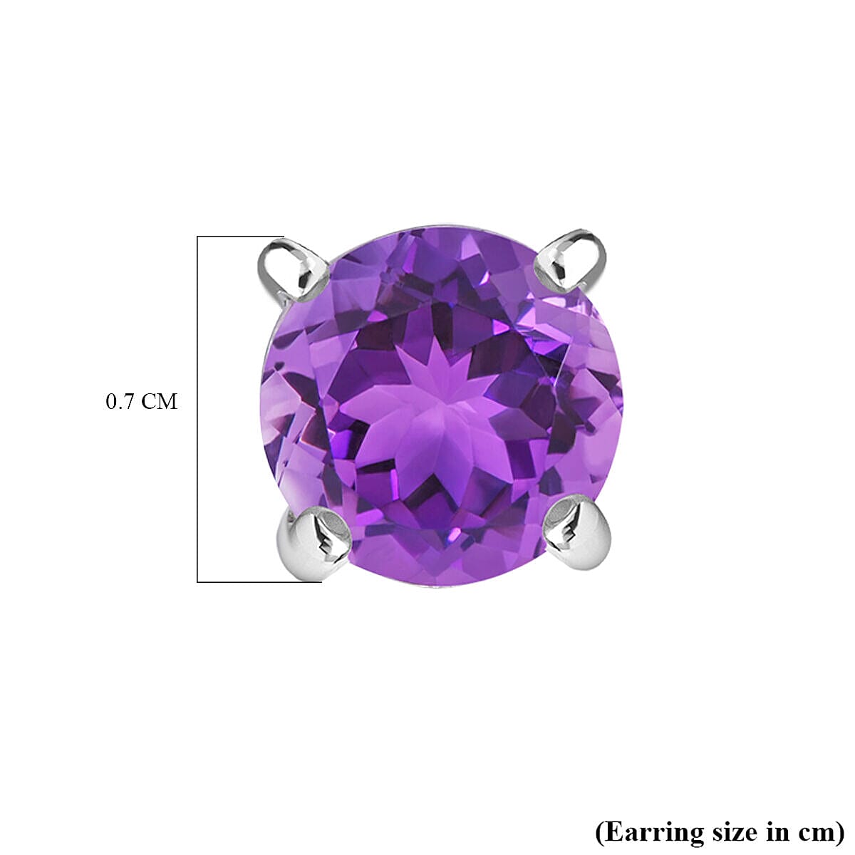 RHAPSODY 950 Platinum AAAA Urucum Kunzite Stud Earrings (with Screw Back) 3.50 Ct