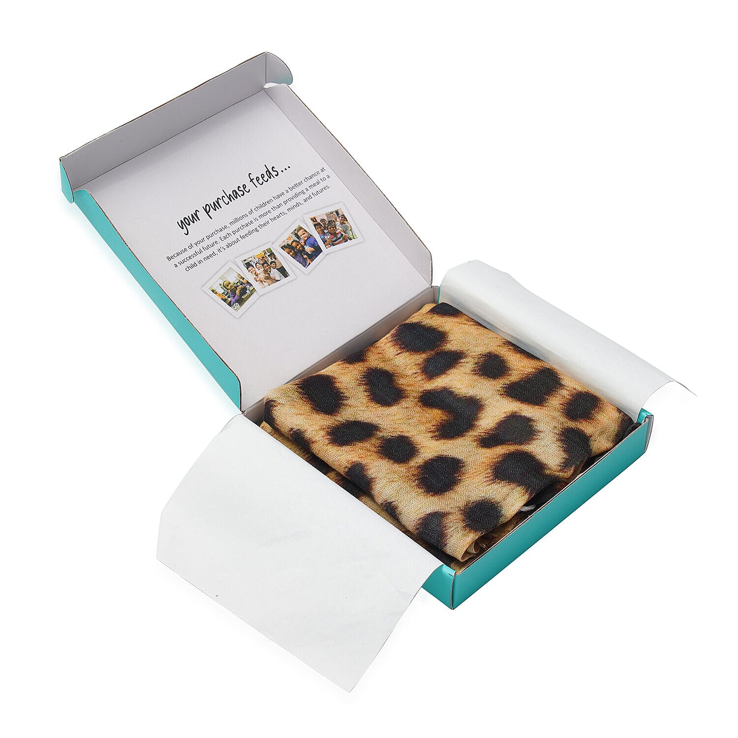 Closeout Deal- LA MAREY 100% Cashmere Wool Leopard Pattern Scarf (Size 195x70 Cm) - Leopard