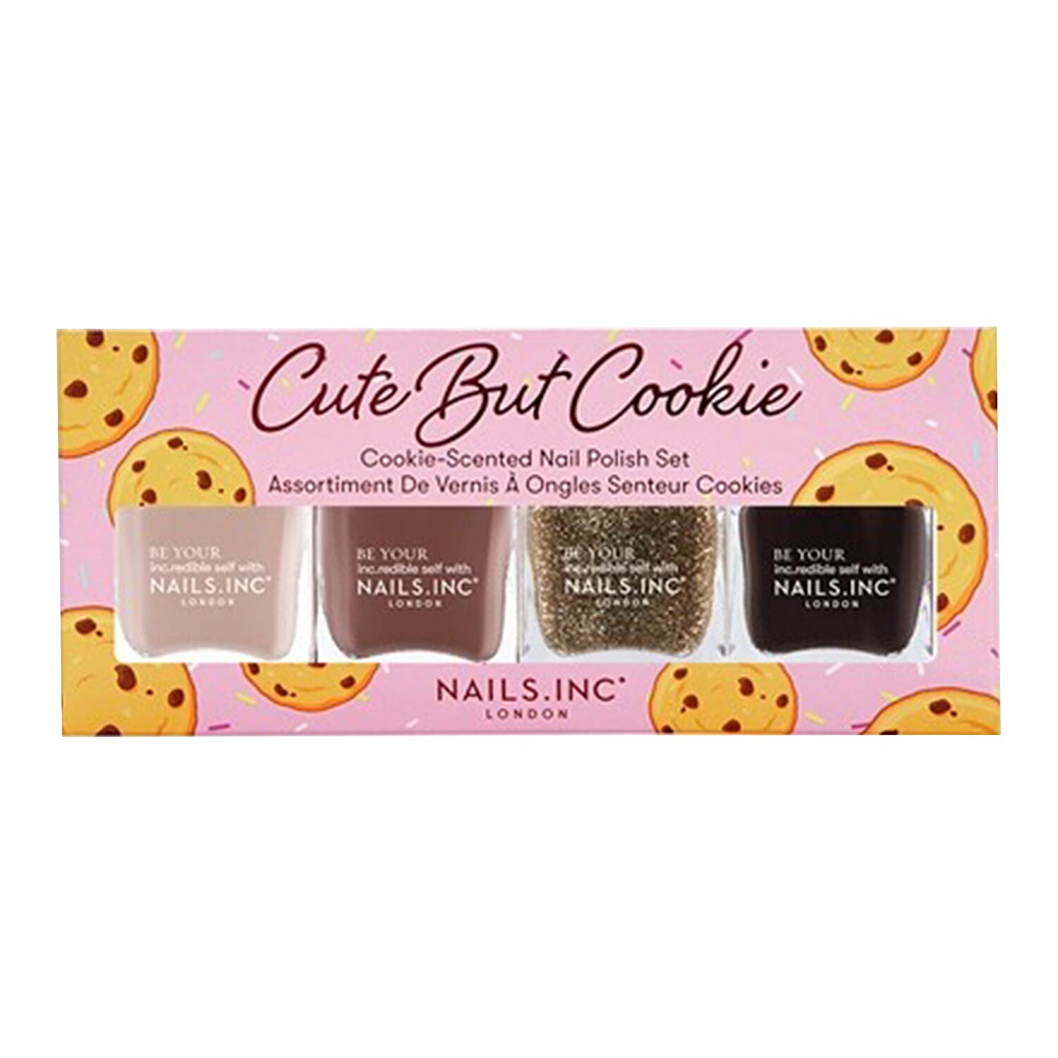 Nails Inc :Kt Cute But Cookie Quad (Incl .Chip Street ,Bakers Passage , Bakery Close , Sugar Lane )