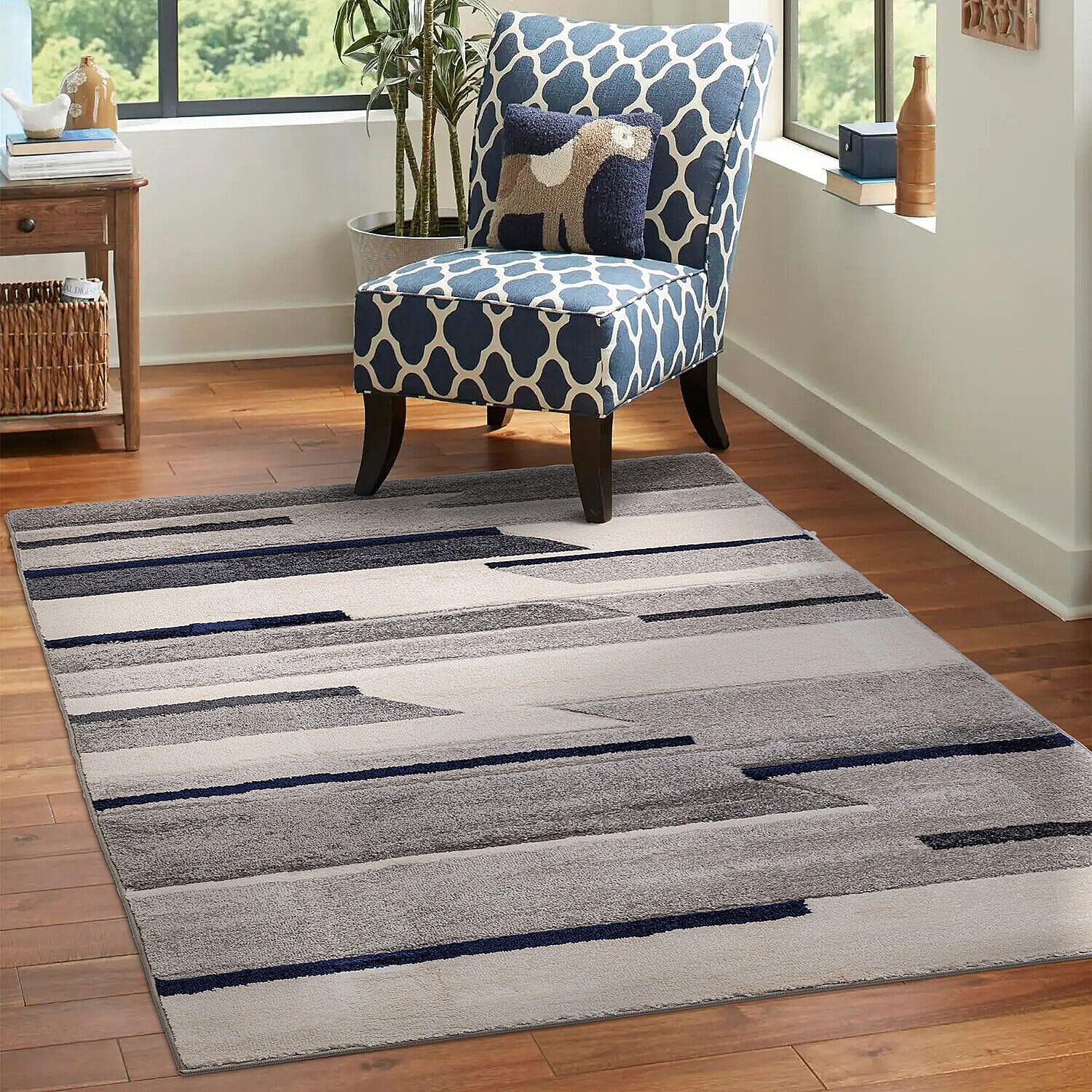 Asiatic Carpets Geo Navy Rug (210x150 cm)