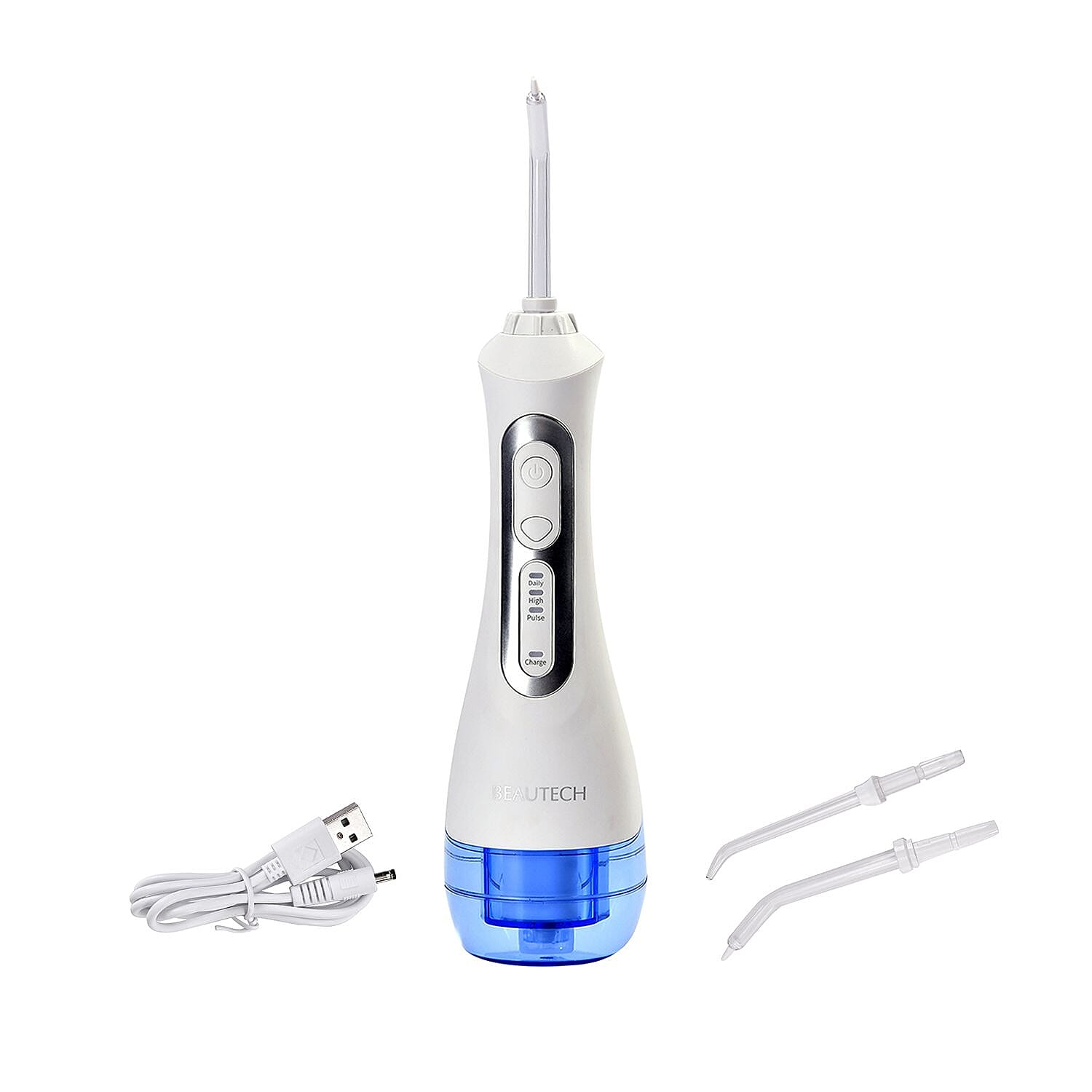 Beautech - Water Flosser with 3 Heads and IPX7 Waterproof- 3 Modes Clean, soft and Massage- 200 ml Tank