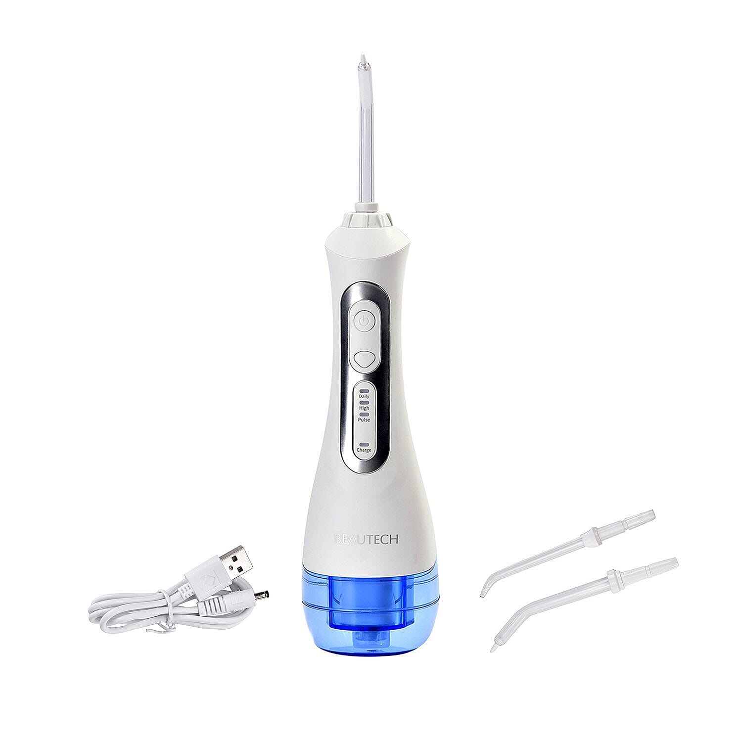 LIFESTYLE FIND OF THE MONTH - Beautech - Water Flosser with 3 Heads and IPX7 Waterproof- 3 Modes Clean, soft and Massage- 200 ml Tank