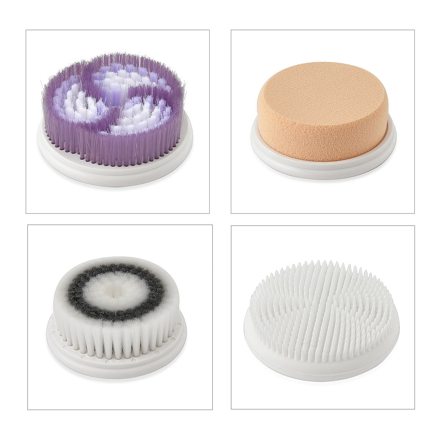 Beautech 4 in 1 Facial Cleansing Brush (2 AA Batteries,Not Inc.)