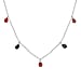 Multi-Tourmaline  NecklaceE (Size - 20)  Sterling Silver 4.98 ct  4.980  Ct.