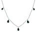 Multi-Tourmaline  NecklaceE (Size - 20)  Sterling Silver 4.98 ct  4.980  Ct.