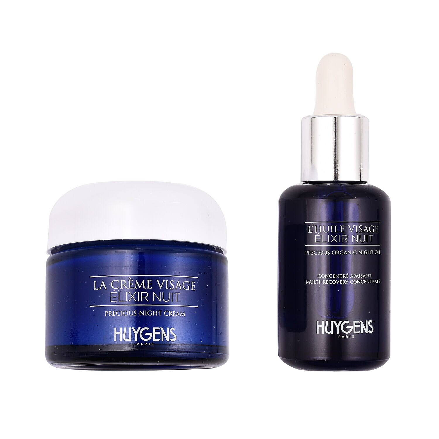 Huygens Facial Product (Elixir Night Oil 15ml and Elixir Night Cream 50ml)