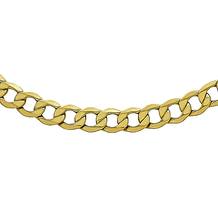Italian Made Closeout Deal - 9K Yellow Gold Curb Necklace (Size - 20), Gold Wt 6.70 Gms