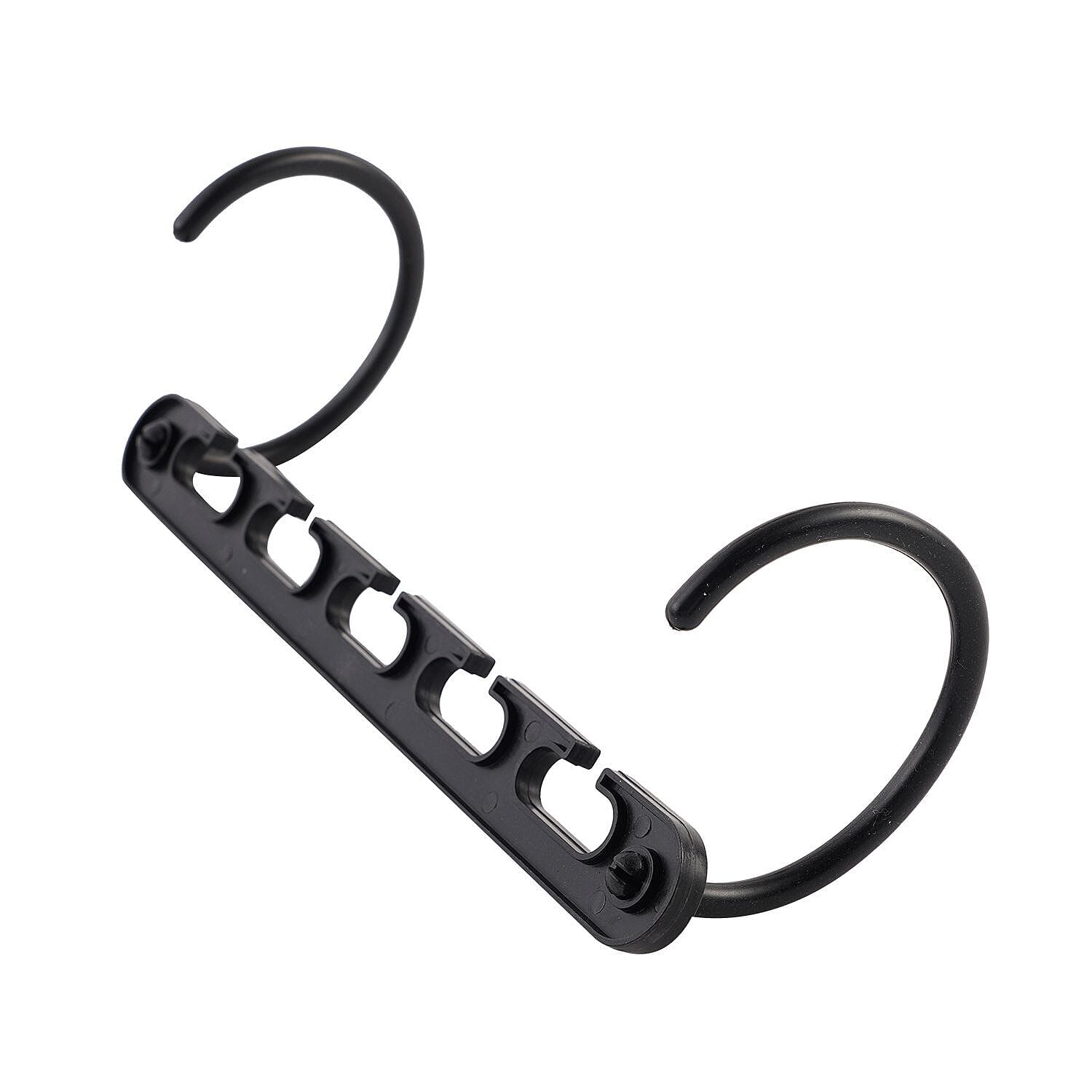 8 Piece Set - Space Saving Hanger (Size 10x7 Cm) - Black