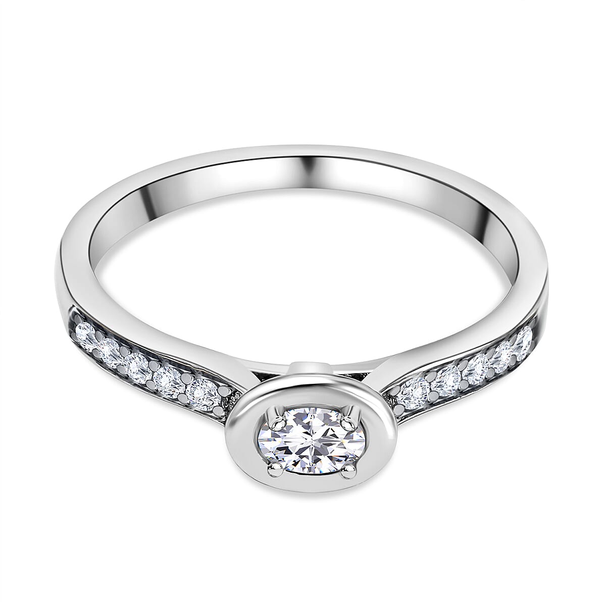 Cheap 14k white gold engagement clearance rings