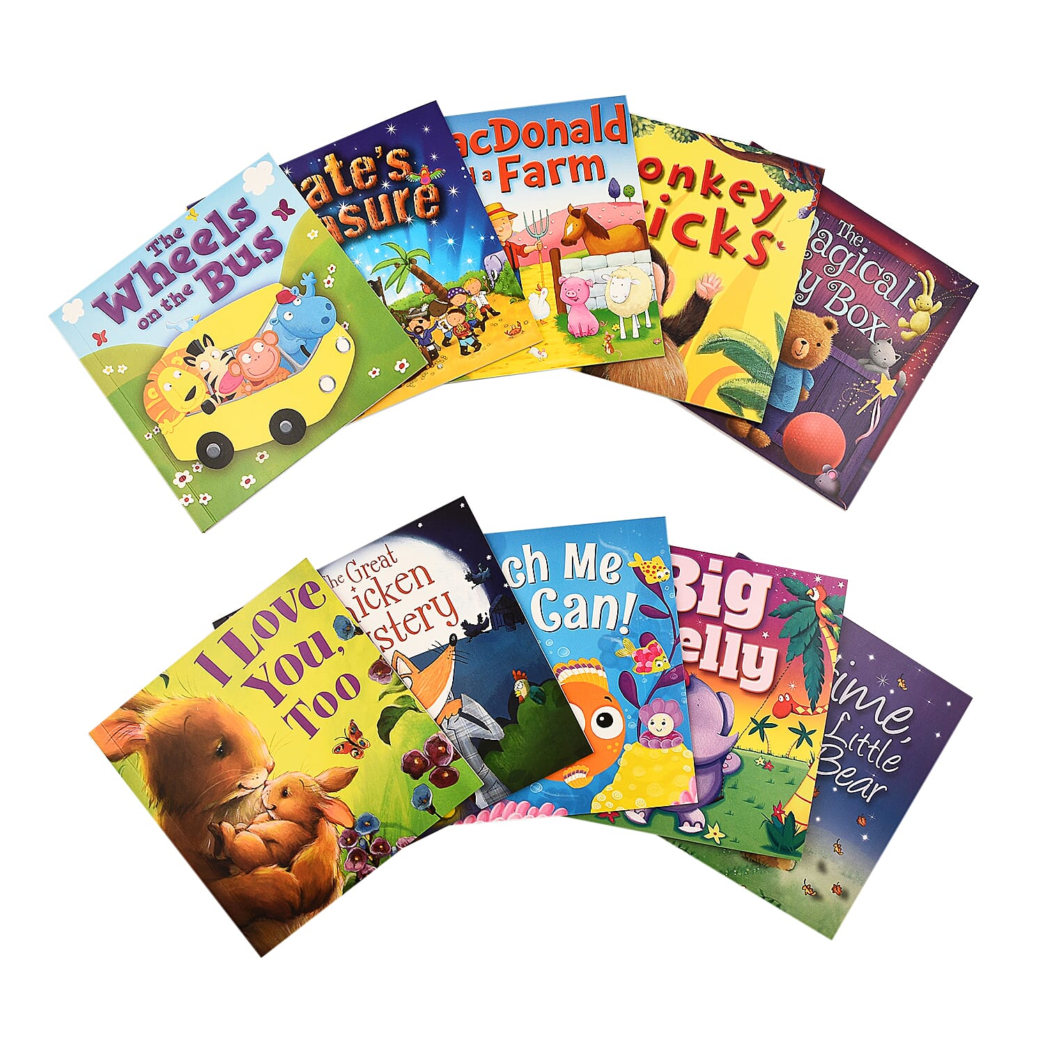 Set of 10 Books - My Little Storytime Library - Blue