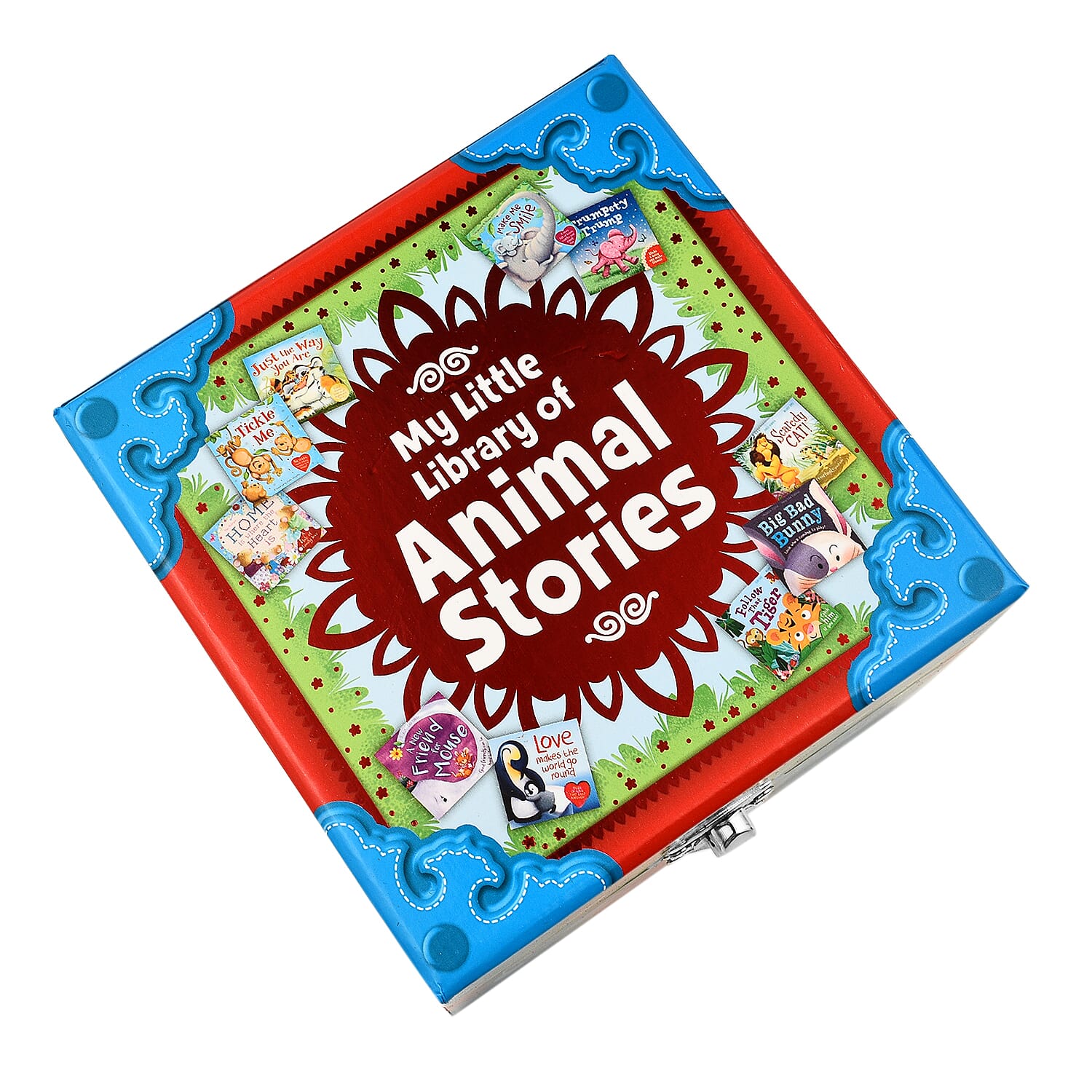 Set of 10 Books - My little Library of Animal Stories - Red