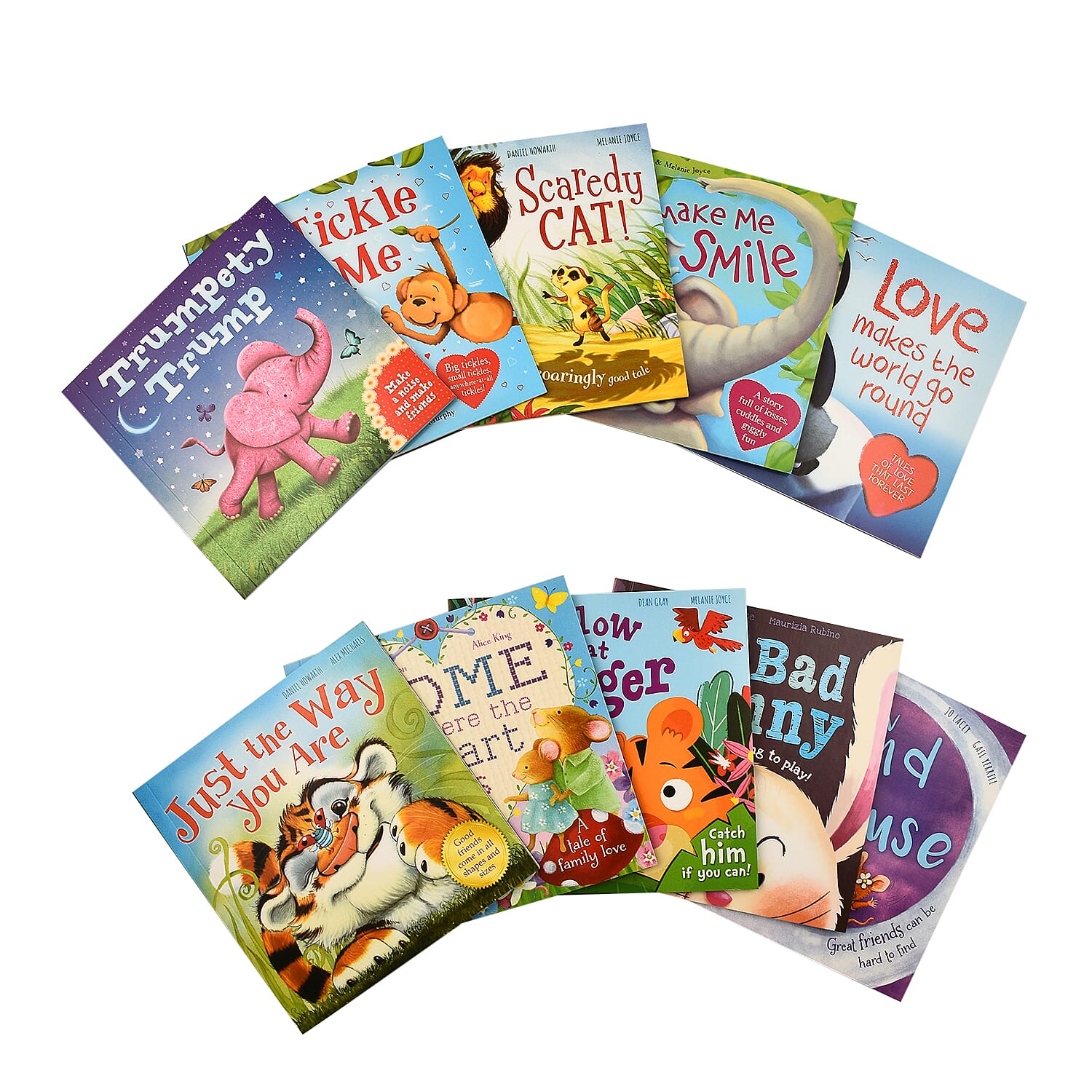 Set of 10 Books - My little Library of Animal Stories - Red