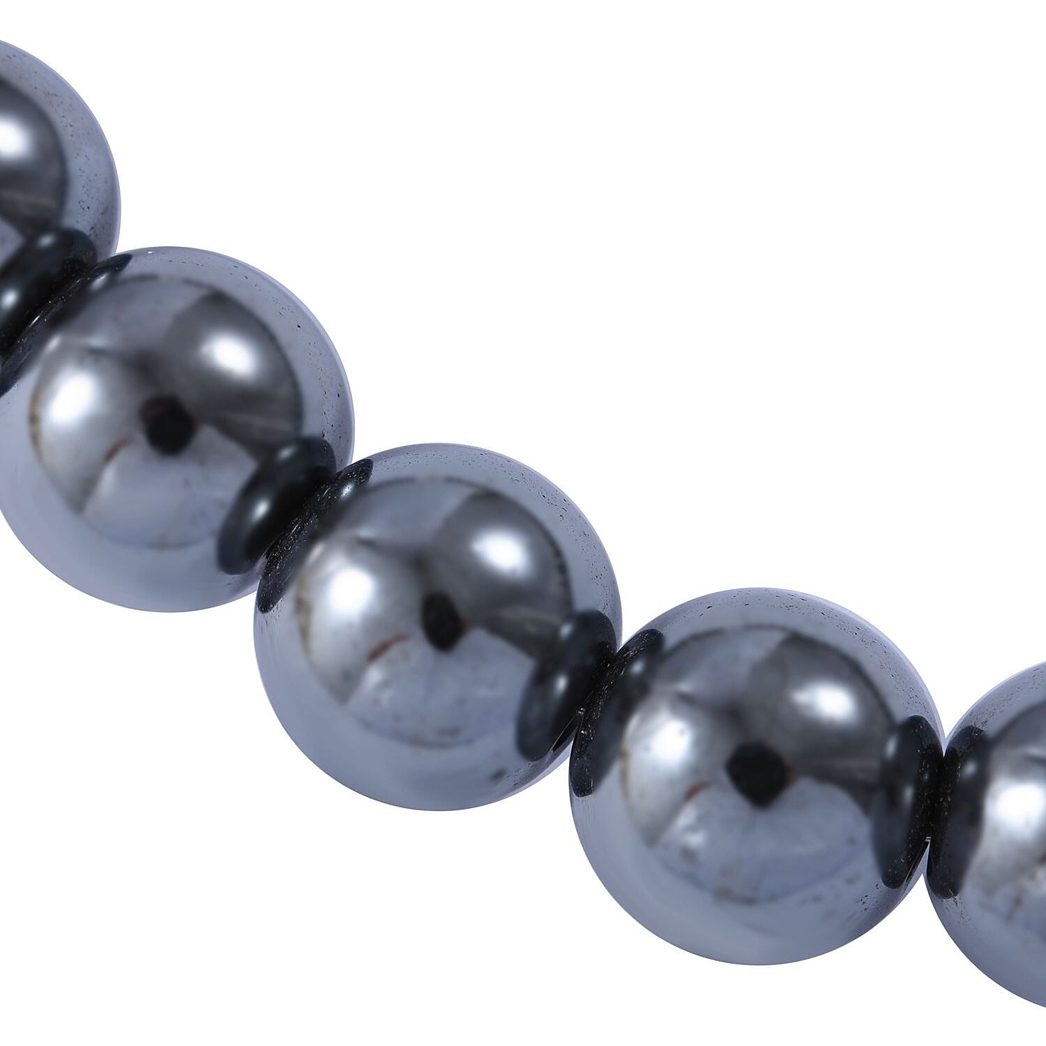 Hematite Necklace (Size 20) with Magnetic Lock 800.00 Ct