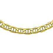Monster Deal - Italian Made Close Out Deal- 9K Yellow Gold Rambo Necklace (Size - 20)