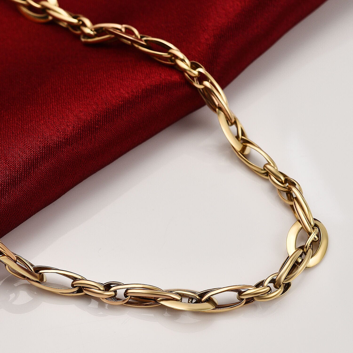 Designer Closeout - 9K Yellow Gold Necklace (Size - 20), Gold Wt. 9.63 Gms