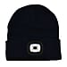 Beanie Hat with Rechargeable Head Torch - Blue