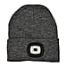 Beanie Hat with Rechargeable Head Torch - Blue