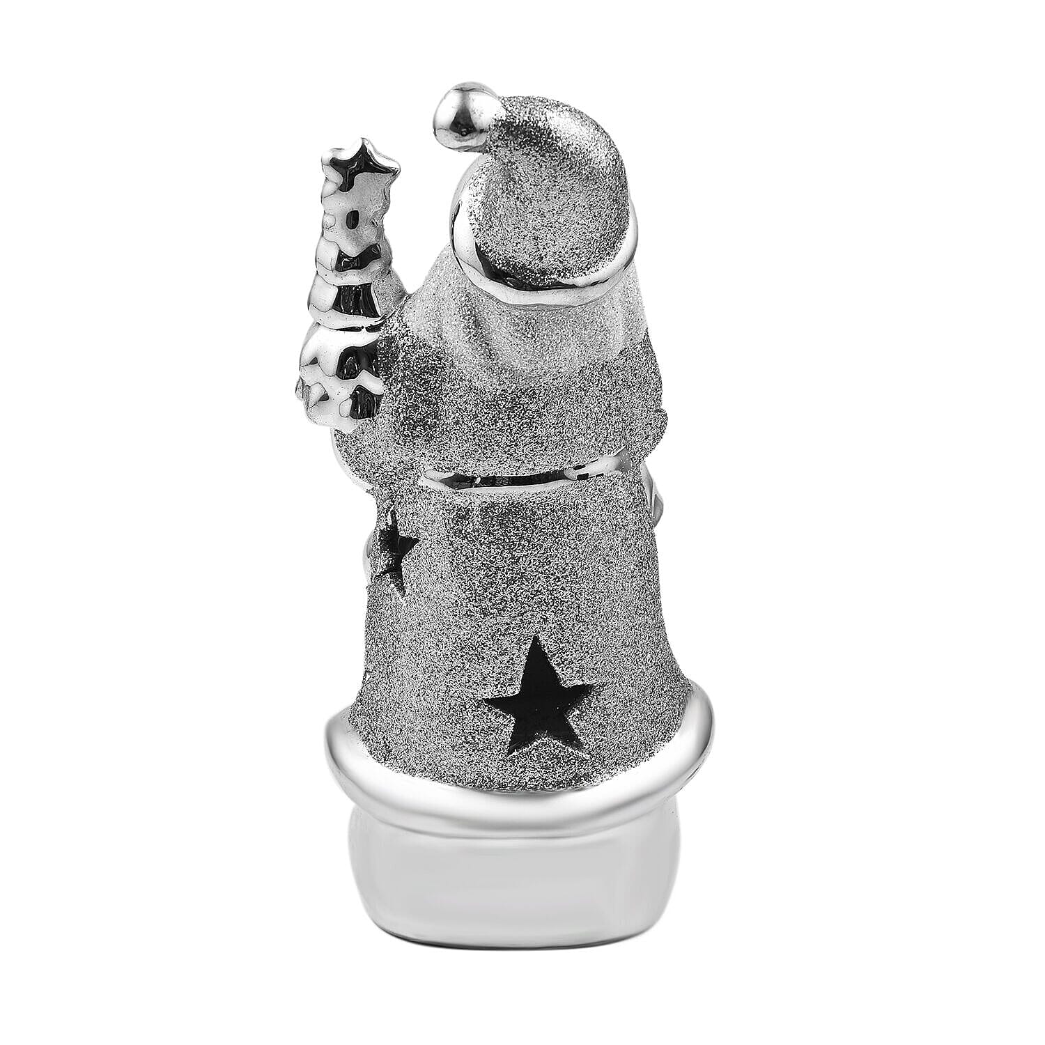 Lightup Santa Toy with Colour Changing LED Light - Red