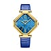 Limited Edition - Gamages Of London Ladies Diamond Stature Ladies Watch with Leather Strap - Navy