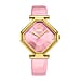 Limited Edition - Gamages Of London Ladies Diamond Stature Ladies Watch with Leather Strap - Pink