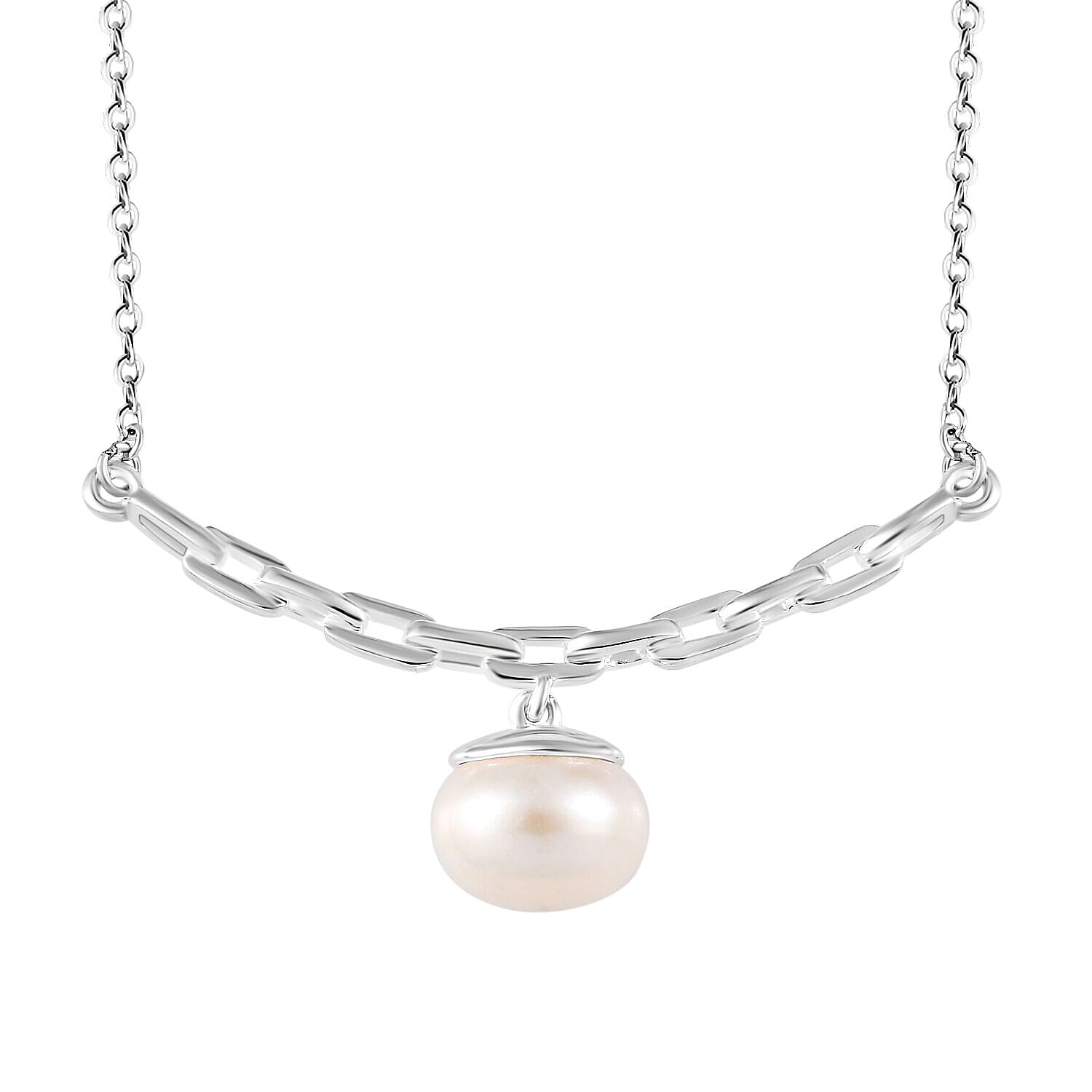 Clock fresh water popular pearl necklace