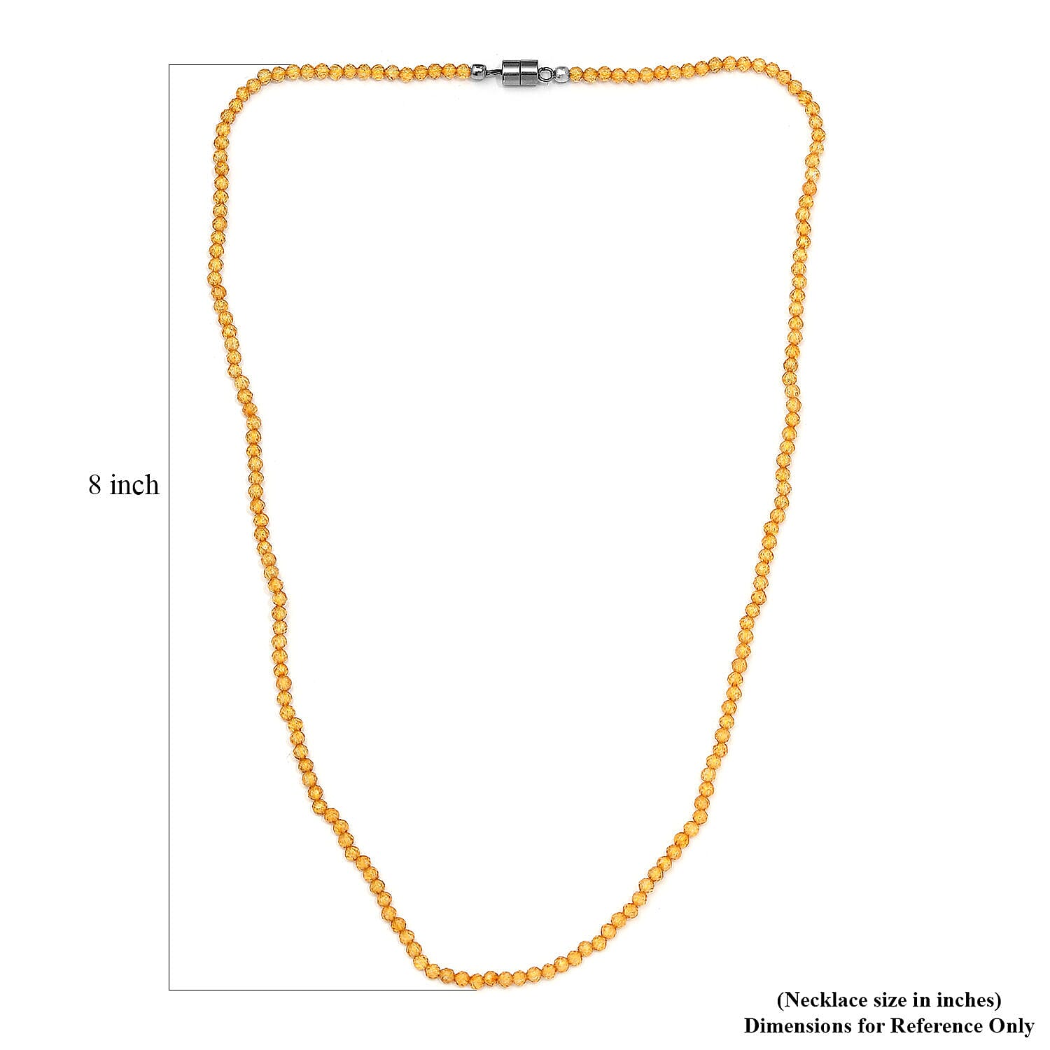 One Time Deal- Citrine Necklace (Size - 20)