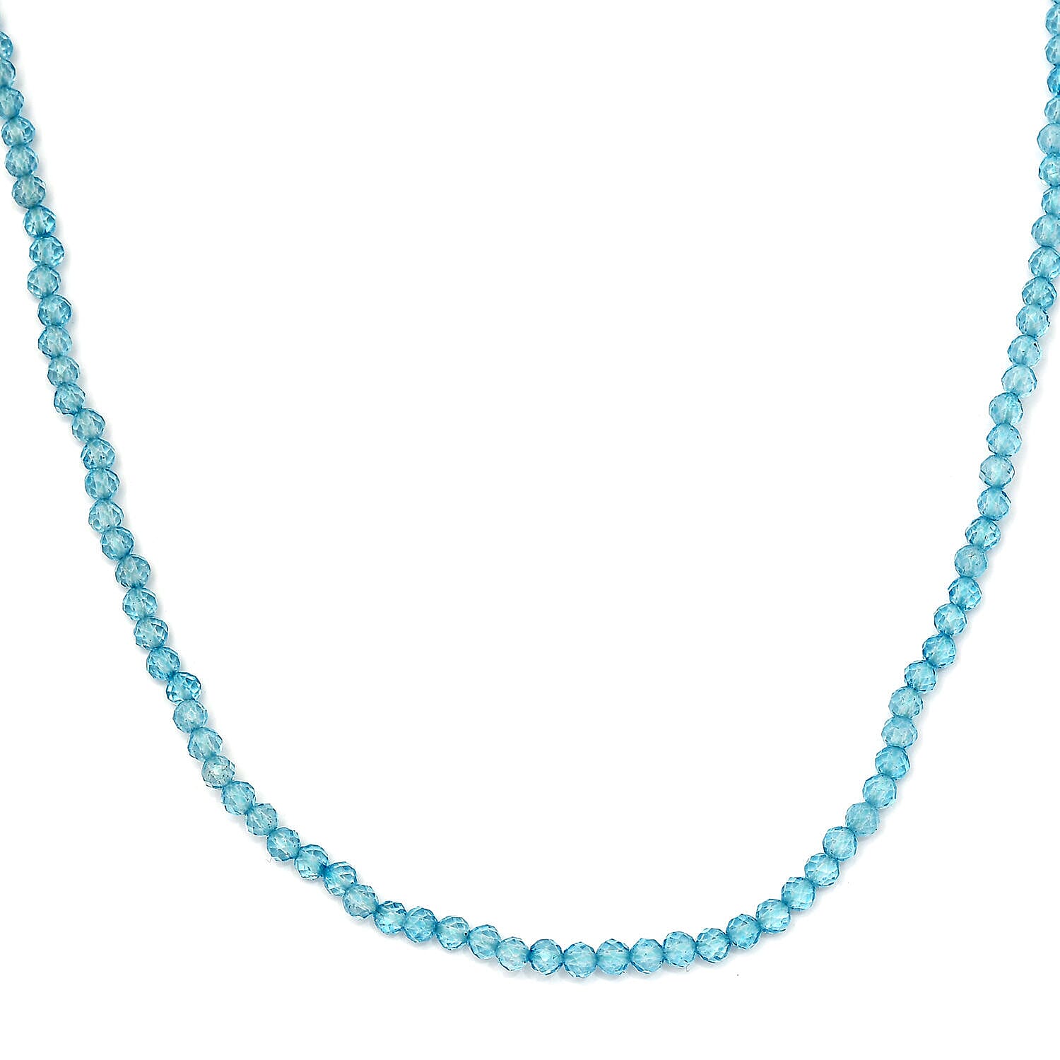 Blue Topaz Necklace (Size - 20) 33.00cts