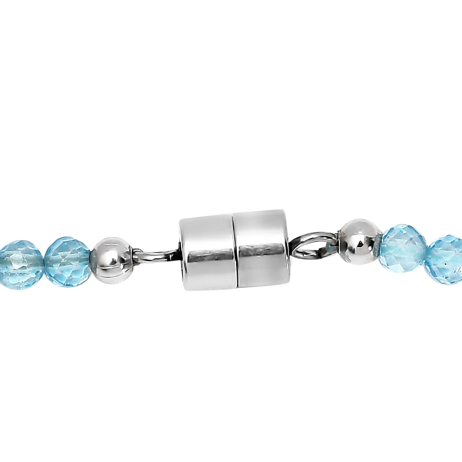 Blue Topaz Necklace (Size - 20) 33.00cts