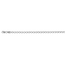 Sterling Silver Rolo Chain (Size - 20), Silver Wt. 17.9 Gms
