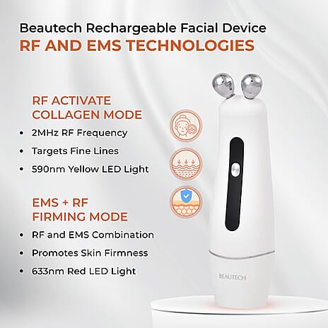 Beautech 3 in 1 RF, EMS and Ultrasonic Facial Device