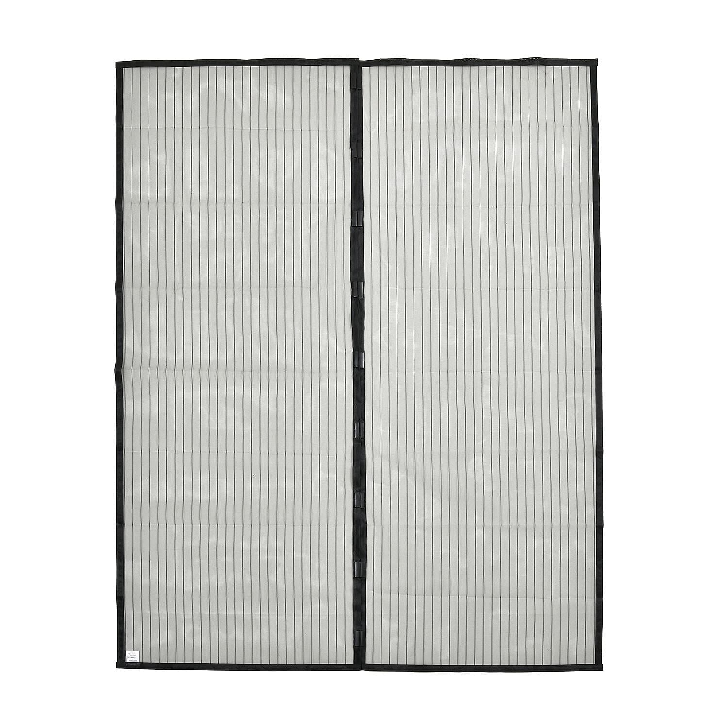 Homesmart - Magnetic Screen Door (Size 220x100 cm) - Black