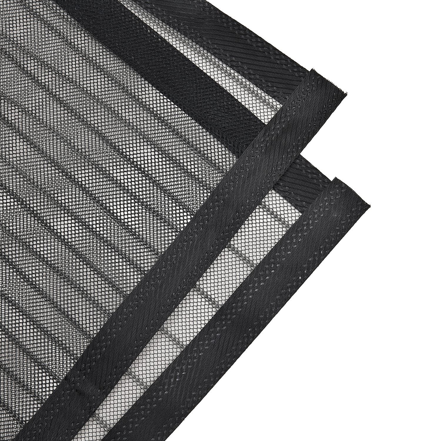 Homesmart - Magnetic Screen Door (Size 220x100 cm) - Black
