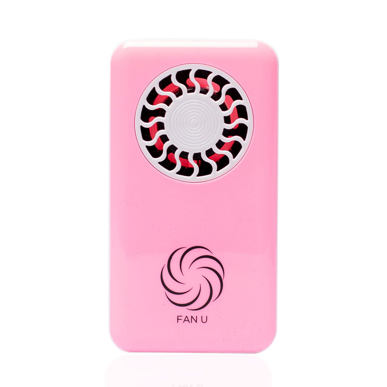 FanU Portable Easy to Carry Fan - Pink & Black