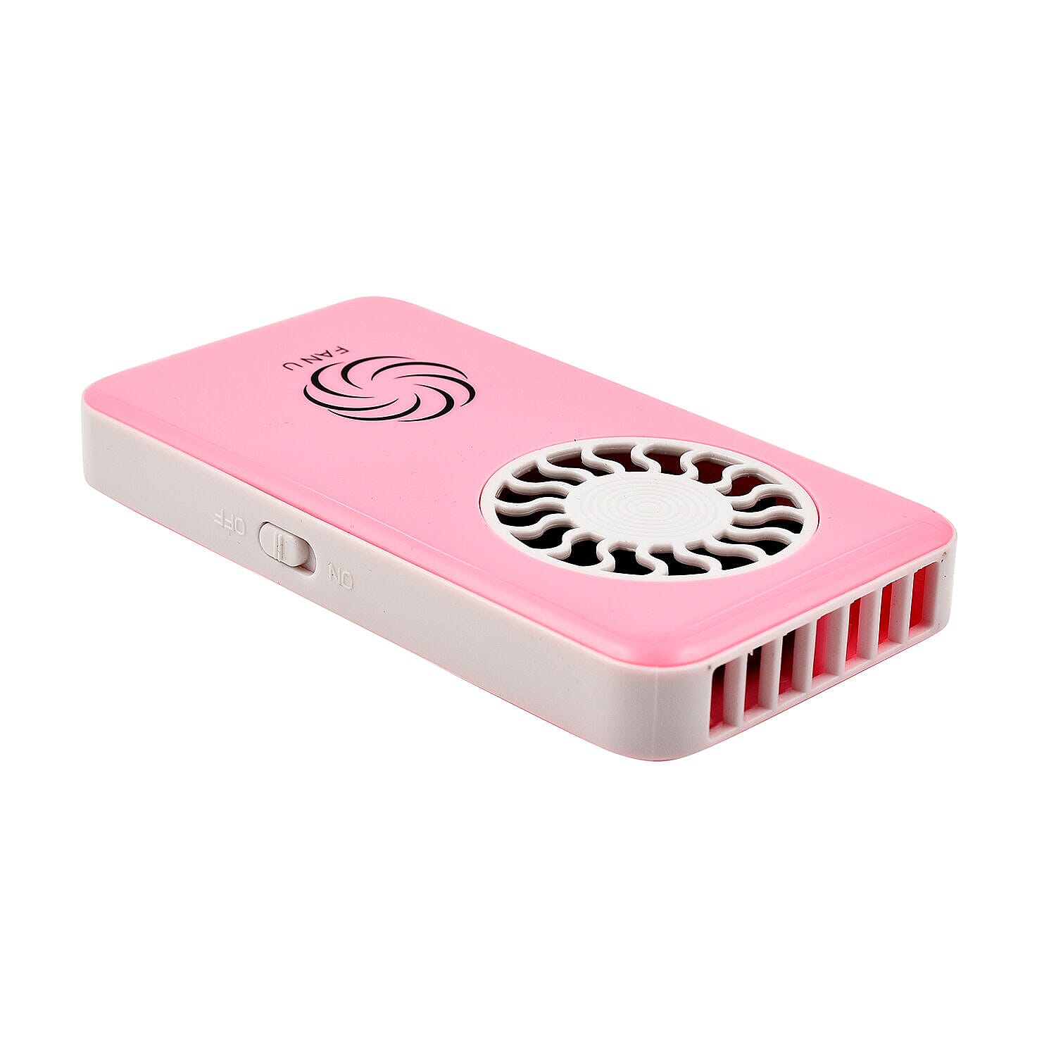 FanU Portable Easy to Carry Fan - Pink & Black