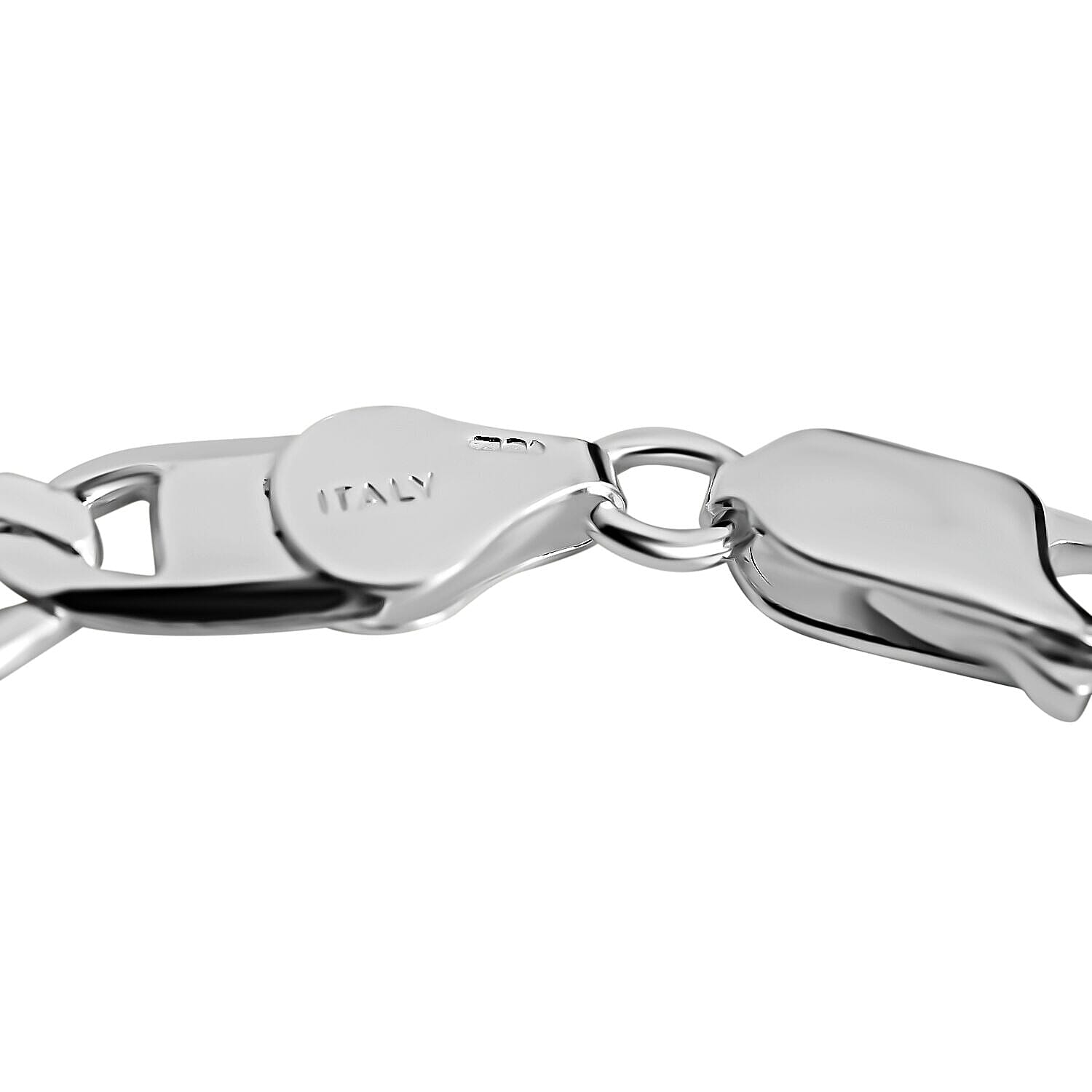 Vicenza Closeout - Designer Inspired Sterling Silver Bracelet (Size -7.5), Silver Wt. 8.55 Gms