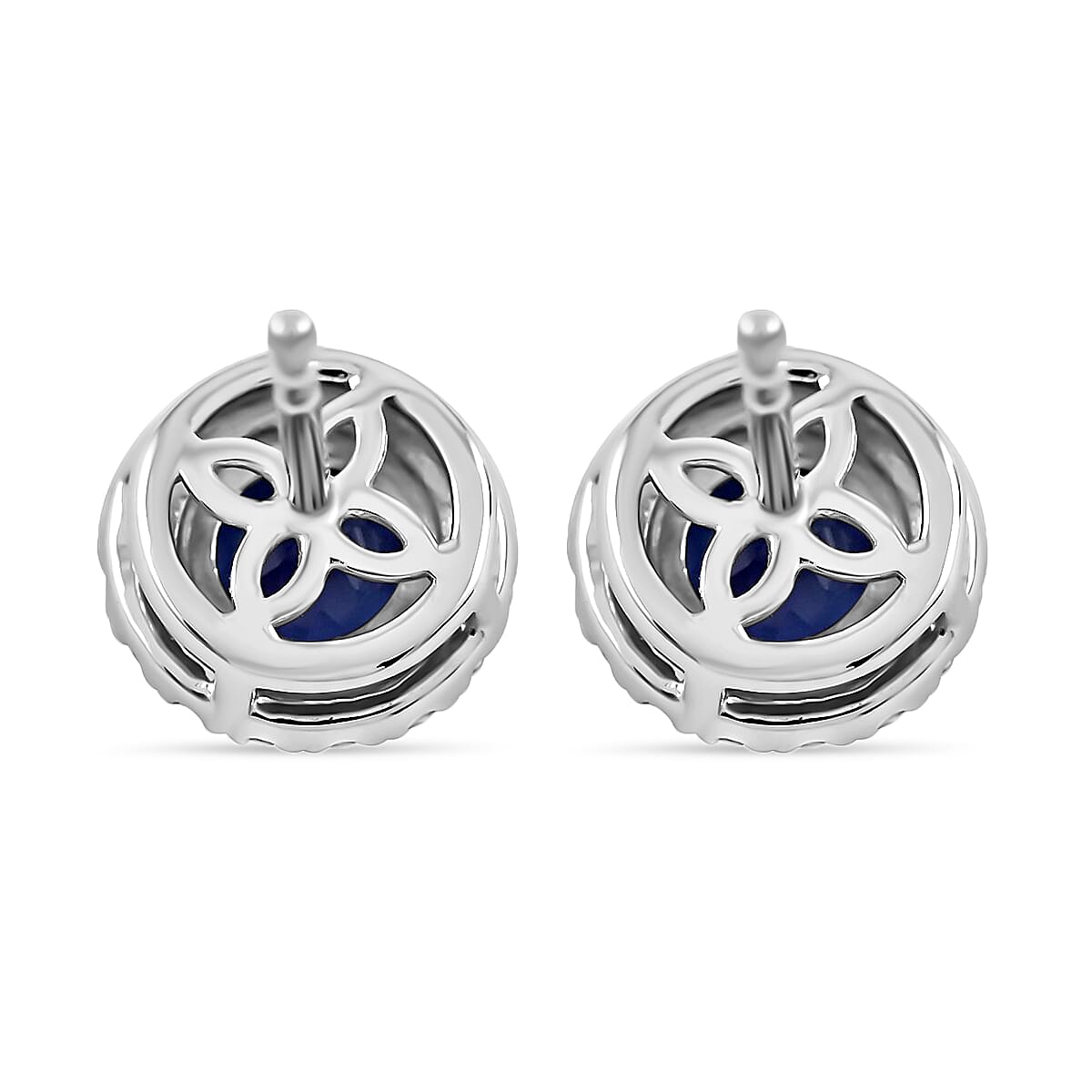 14K W Gold  AAAA   Tanzanite ,  White Diamond  I2 Earring 1.40 pc,  Gold Wt. 1.73 Gms  1.400  Ct.