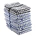 Set of 12 -  Cotton Checkered Kitchen Towel (Size 35x33 Cm) - Blue & White