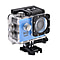 Waterproof 1080P Action Camera and Camcorder (Size 5x4x2 cm) - Blue